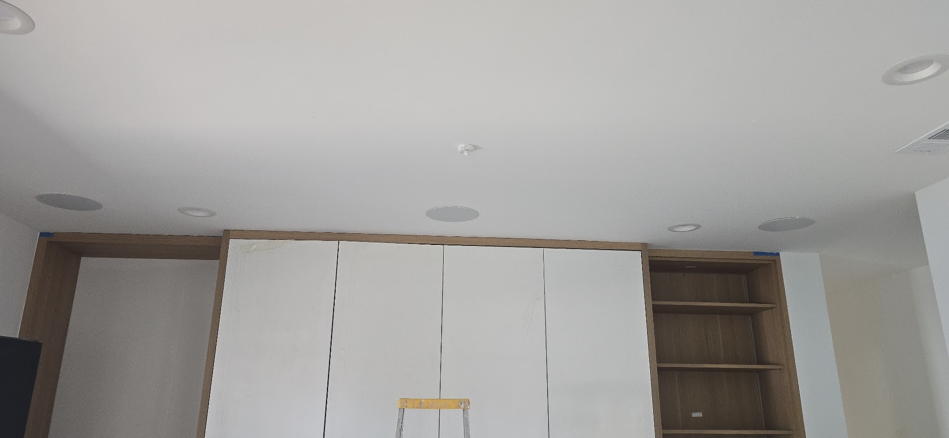 Finished home interior