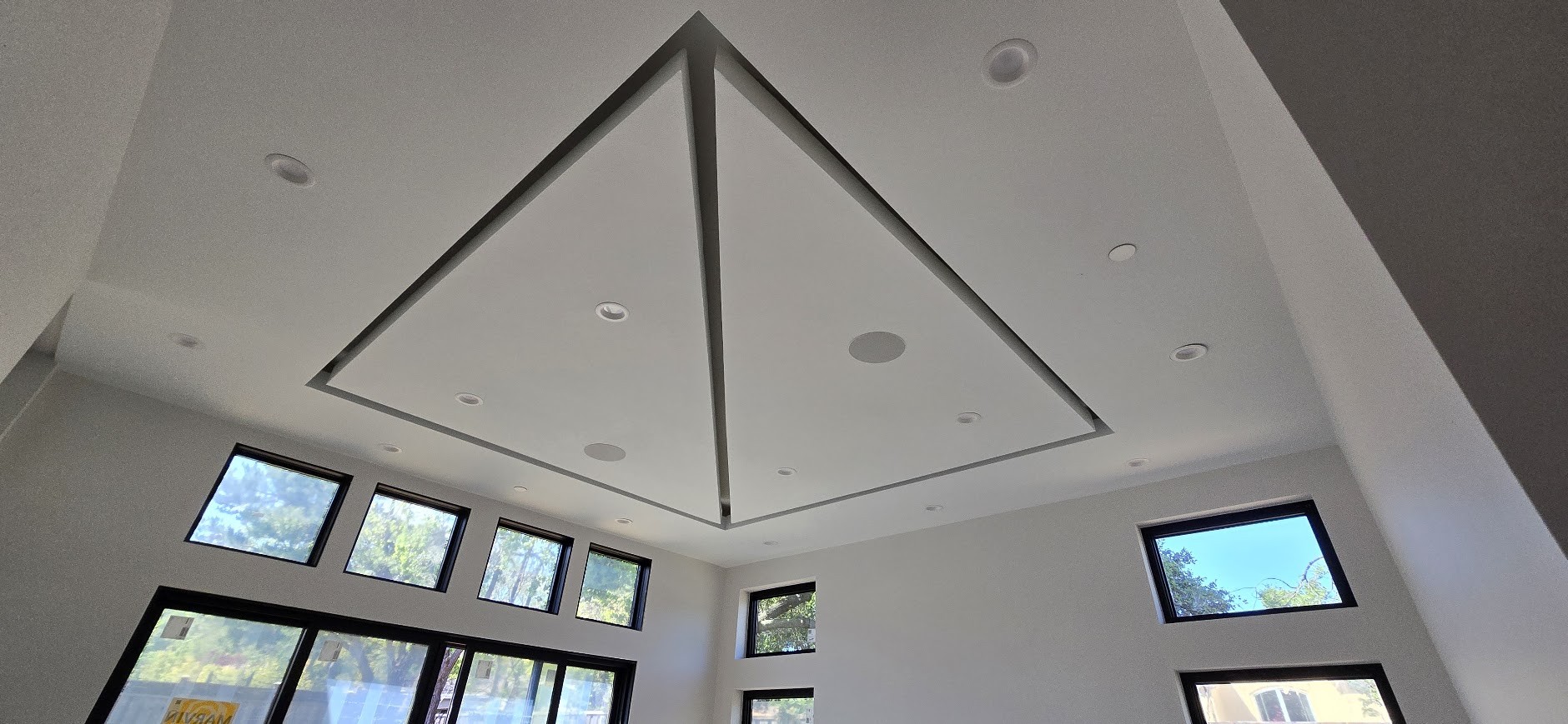 Ceiling speaker installation